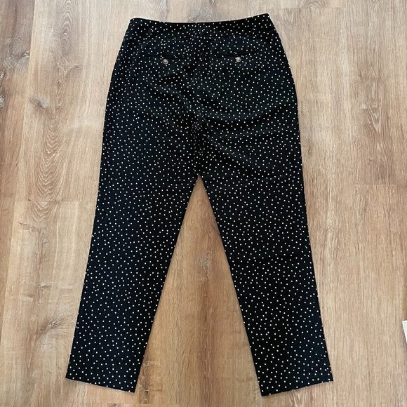 Tommy Hilfiger Ankle Summer Pants Black & White 6 - Picture 3 of 5